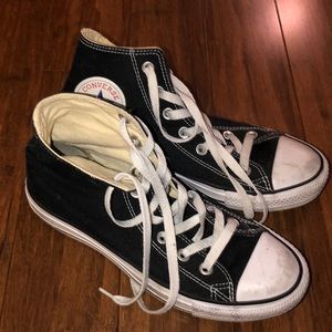 black high top converse